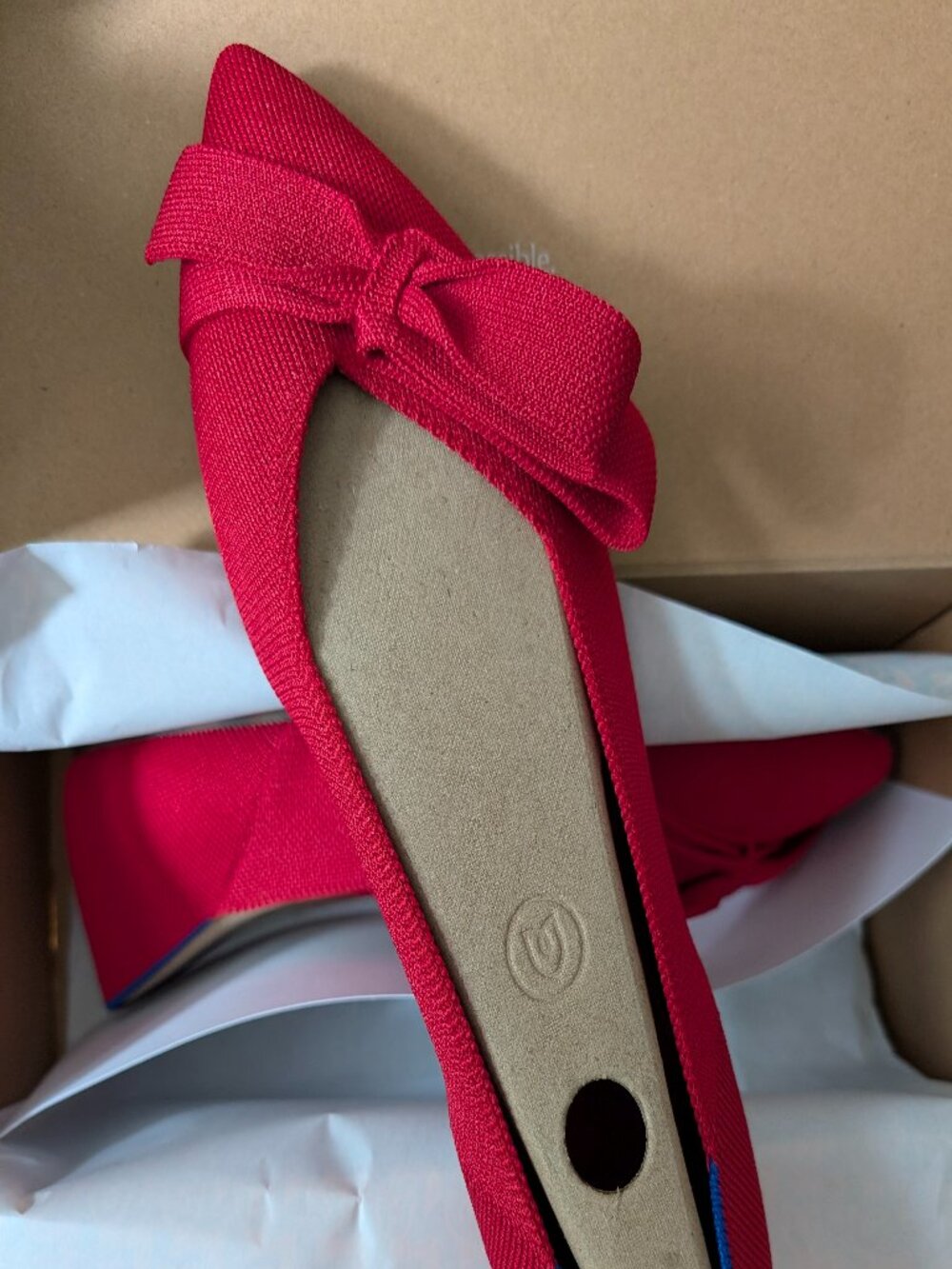 Rothy's The Bow Point II - Cupid Size 10.5W - Picture 4 of 5